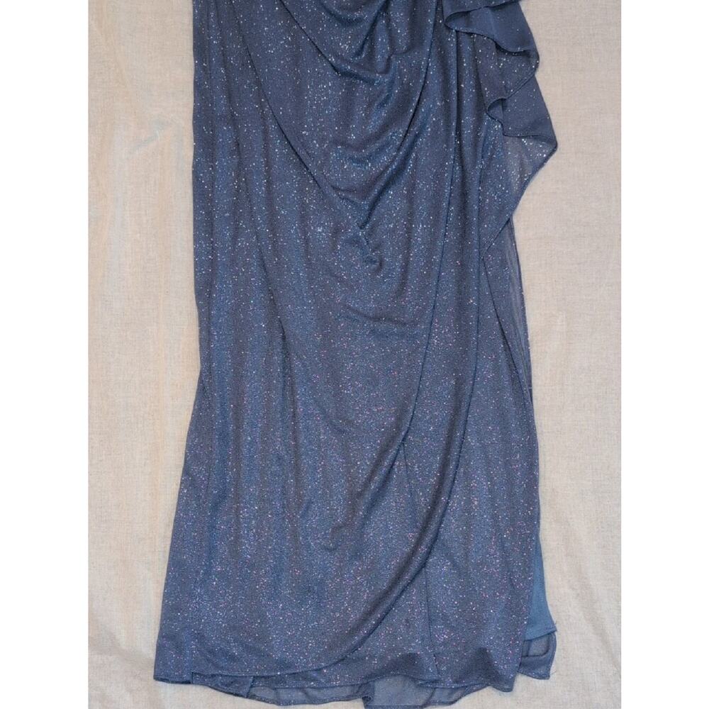 Sparkle Periwinkle Blue Evening Gown - Picture 5 of 9